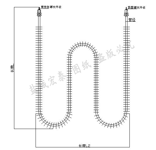 负载用W型翅片电阻管